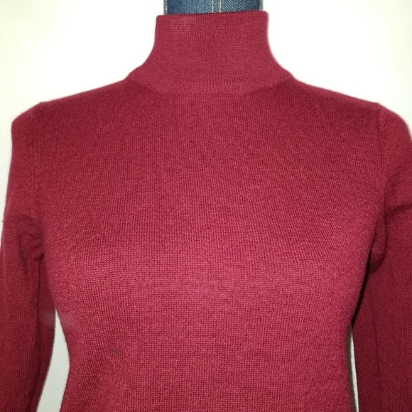 #1189 Preowned Stephanie Parks Wool Turtleneck S - Picture 2 of 9